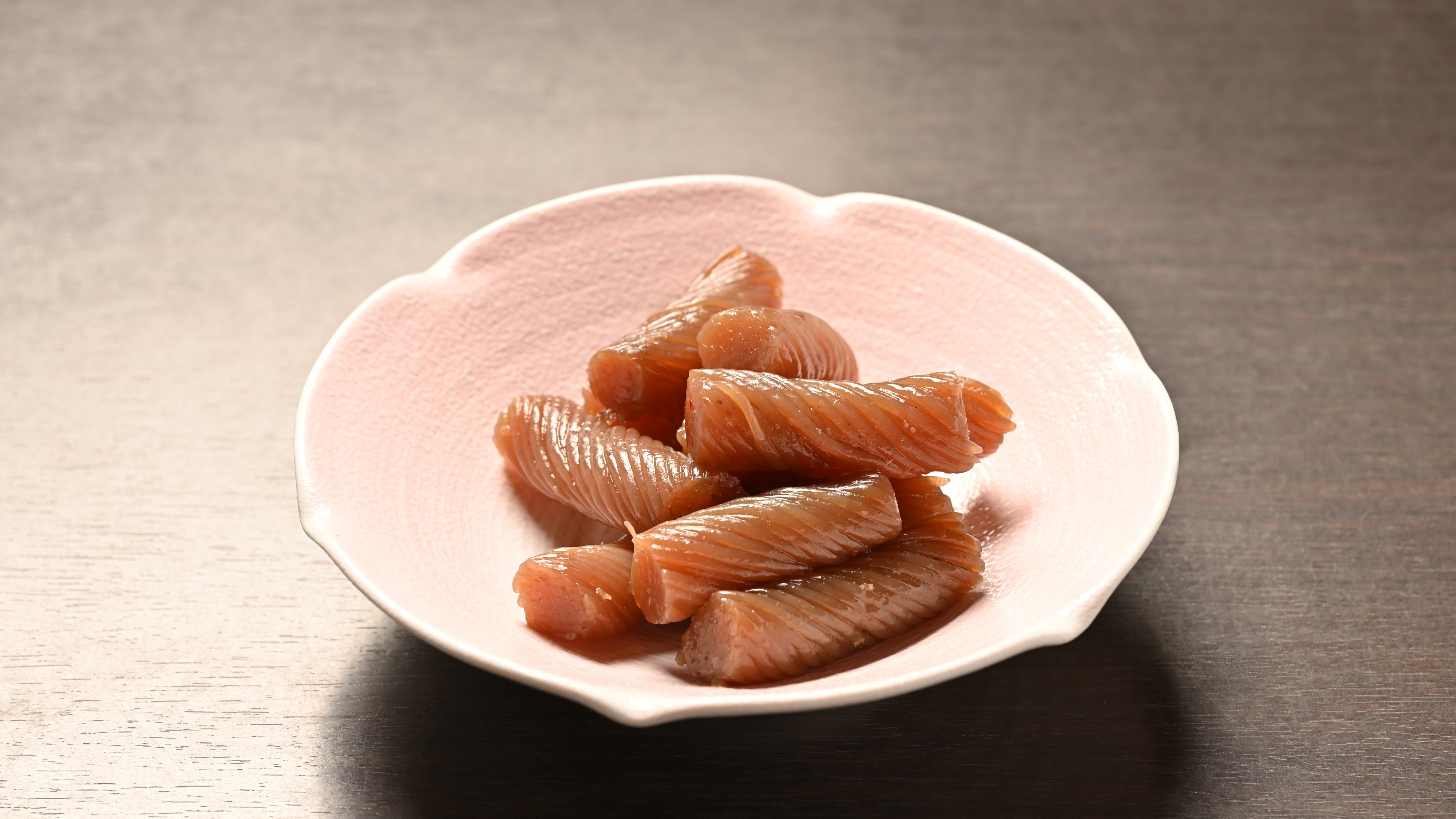 【朝食】蒟蒻（地産地消メニューかんずり）