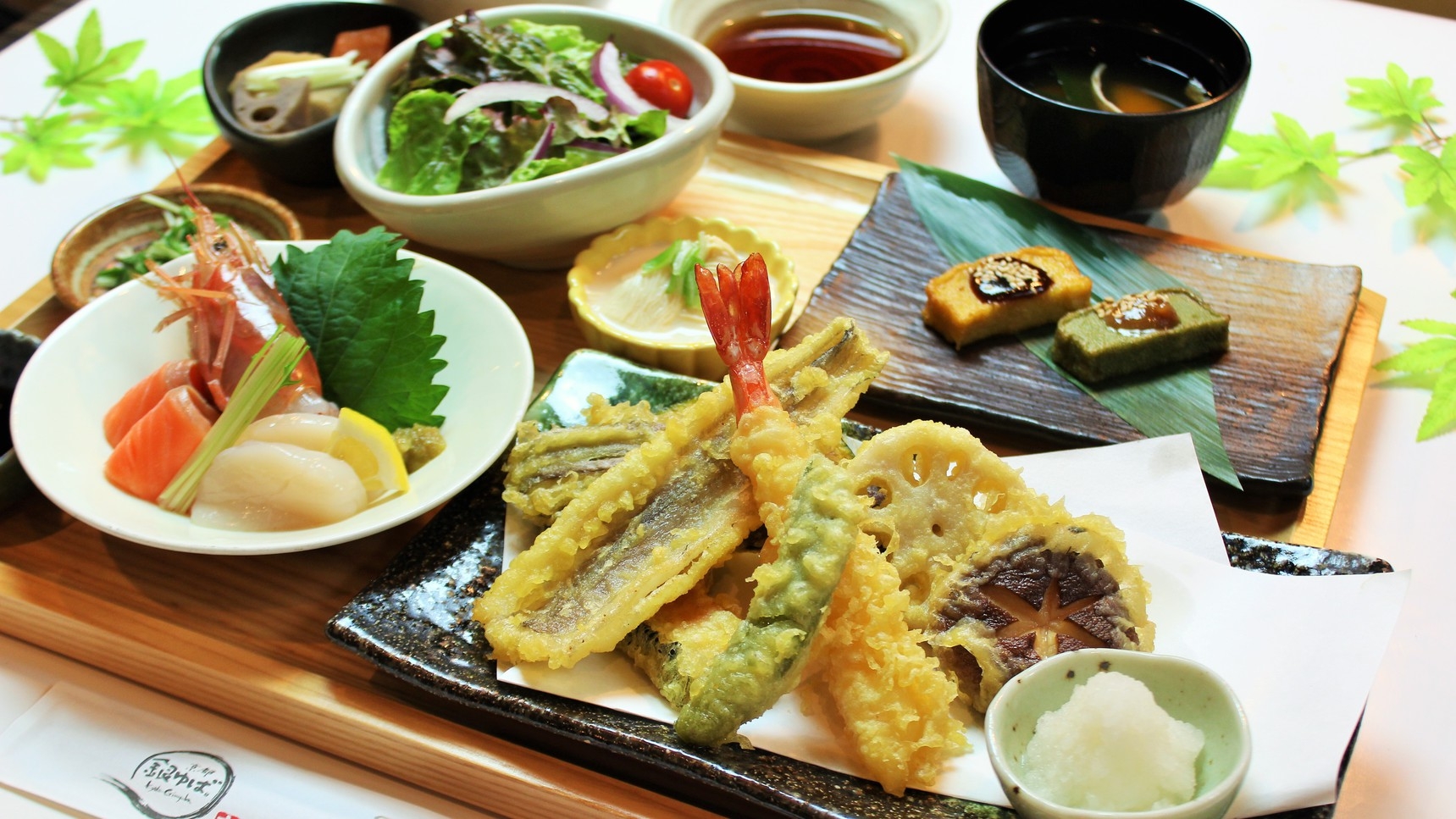 【夕食付き】『京都銀ゆば自慢の雷門御膳』・ワンドリンク付き