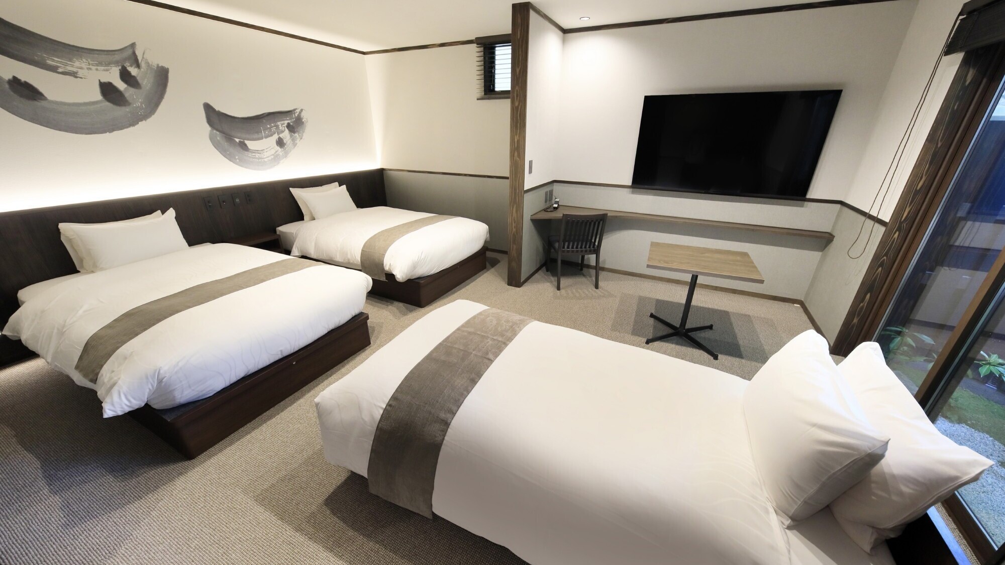 【別邸】坪庭側　客室（3名利用時）