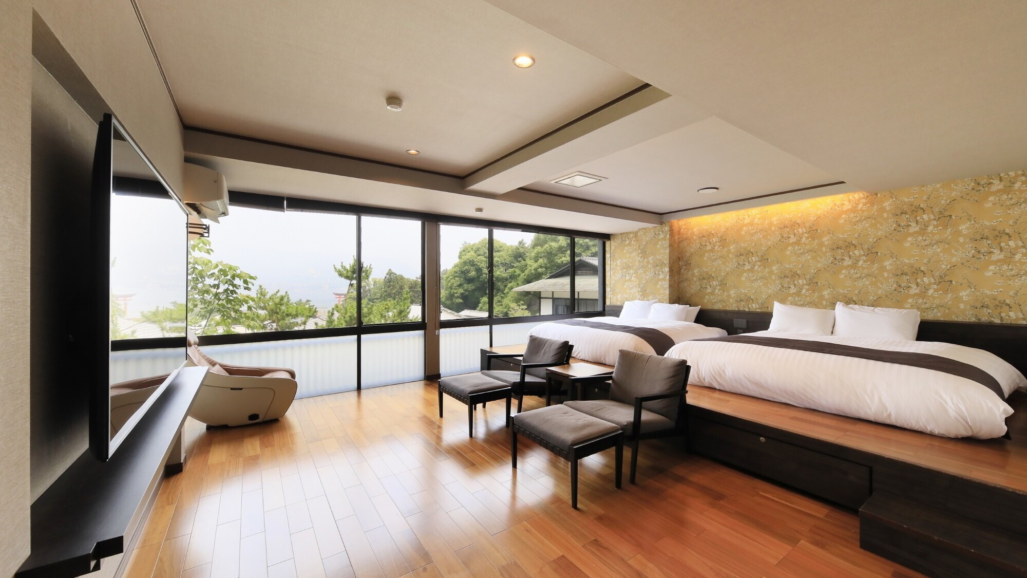 海側洋室プレミアムルーム　客室