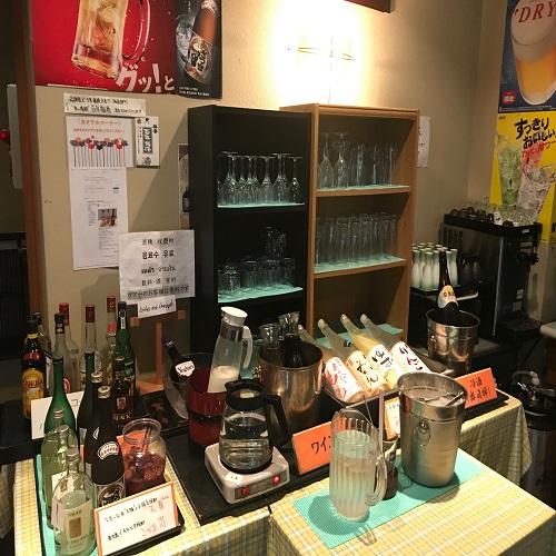 飲み放題コーナーでは飛騨の地酒もご用意しております♪