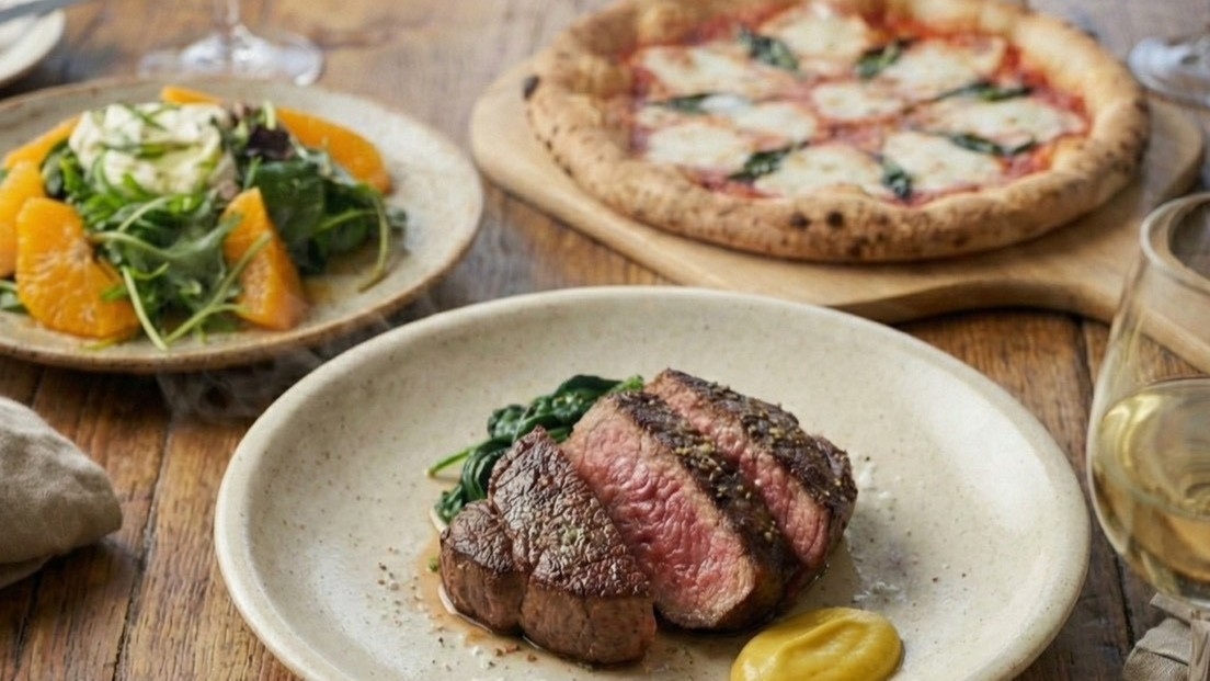 【UBUYAMA PLACE 夕食コース】＜2食付き＞夕食時の送迎付き！阿蘇を感じるコース料理で舌鼓