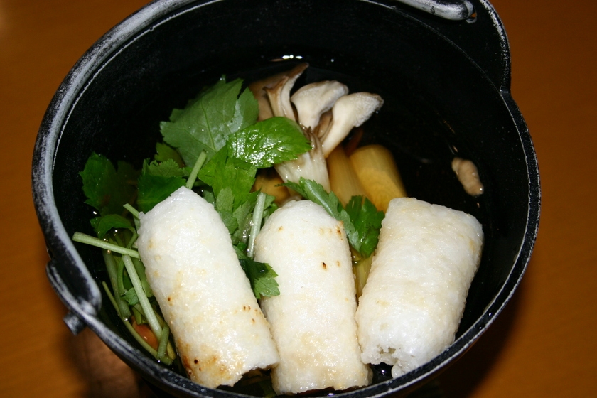 【秋田得旅】平日限定　気軽にご予約【アイリス新館】きりたんぽ鍋定食プラン
