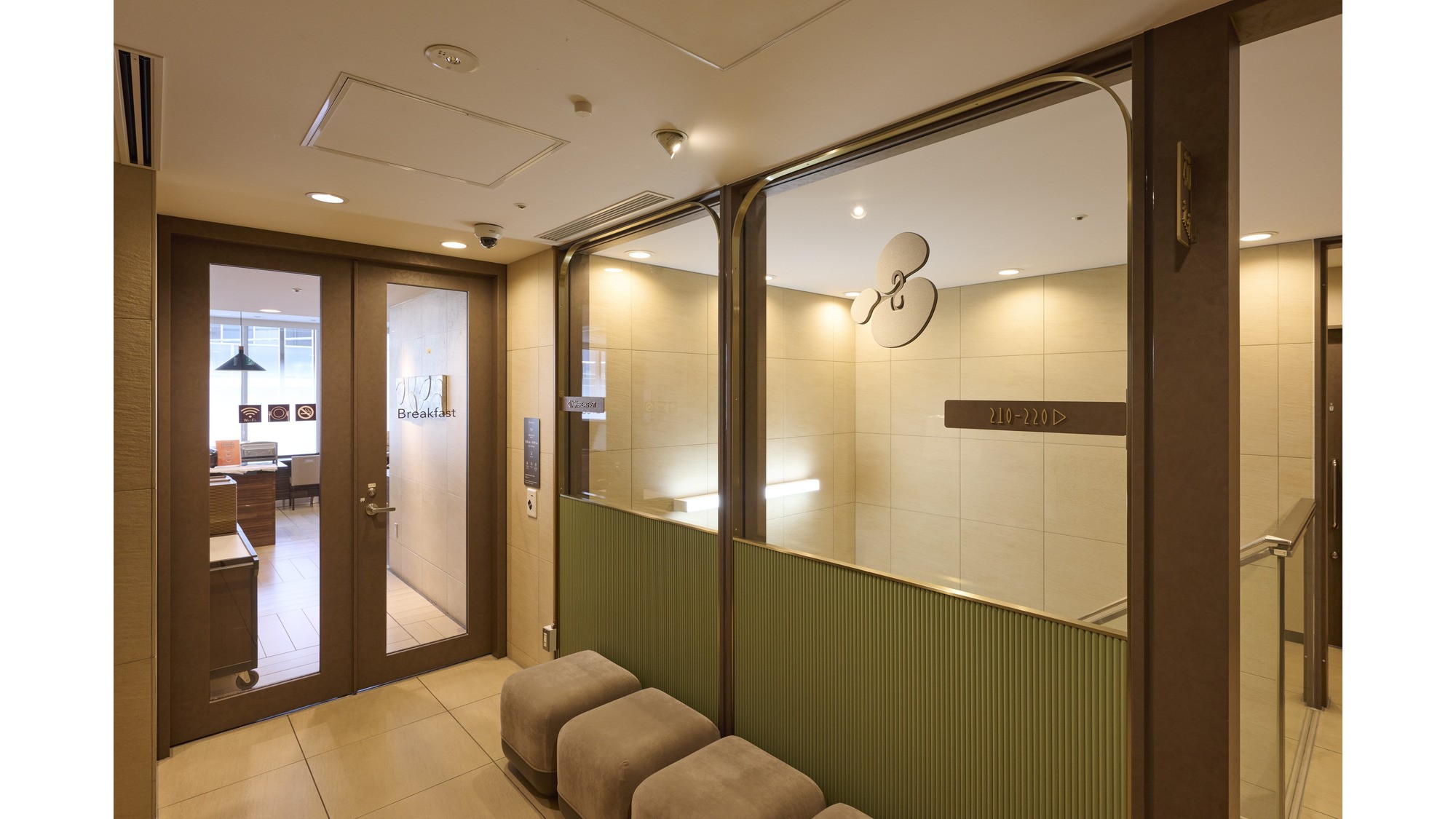 朝食会場前(2階)