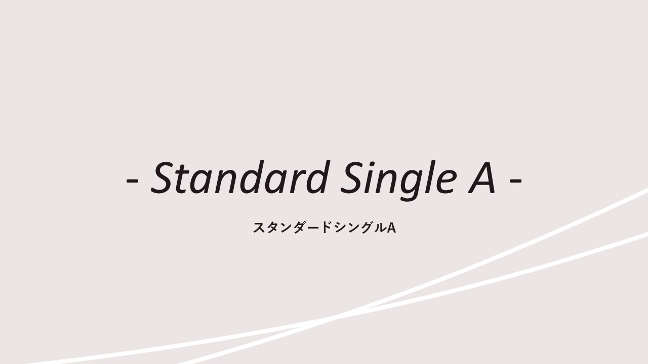 客室紹介(スタンダードシングルA)