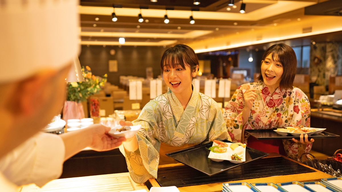 大江戸温泉物語あわらのバイキング
