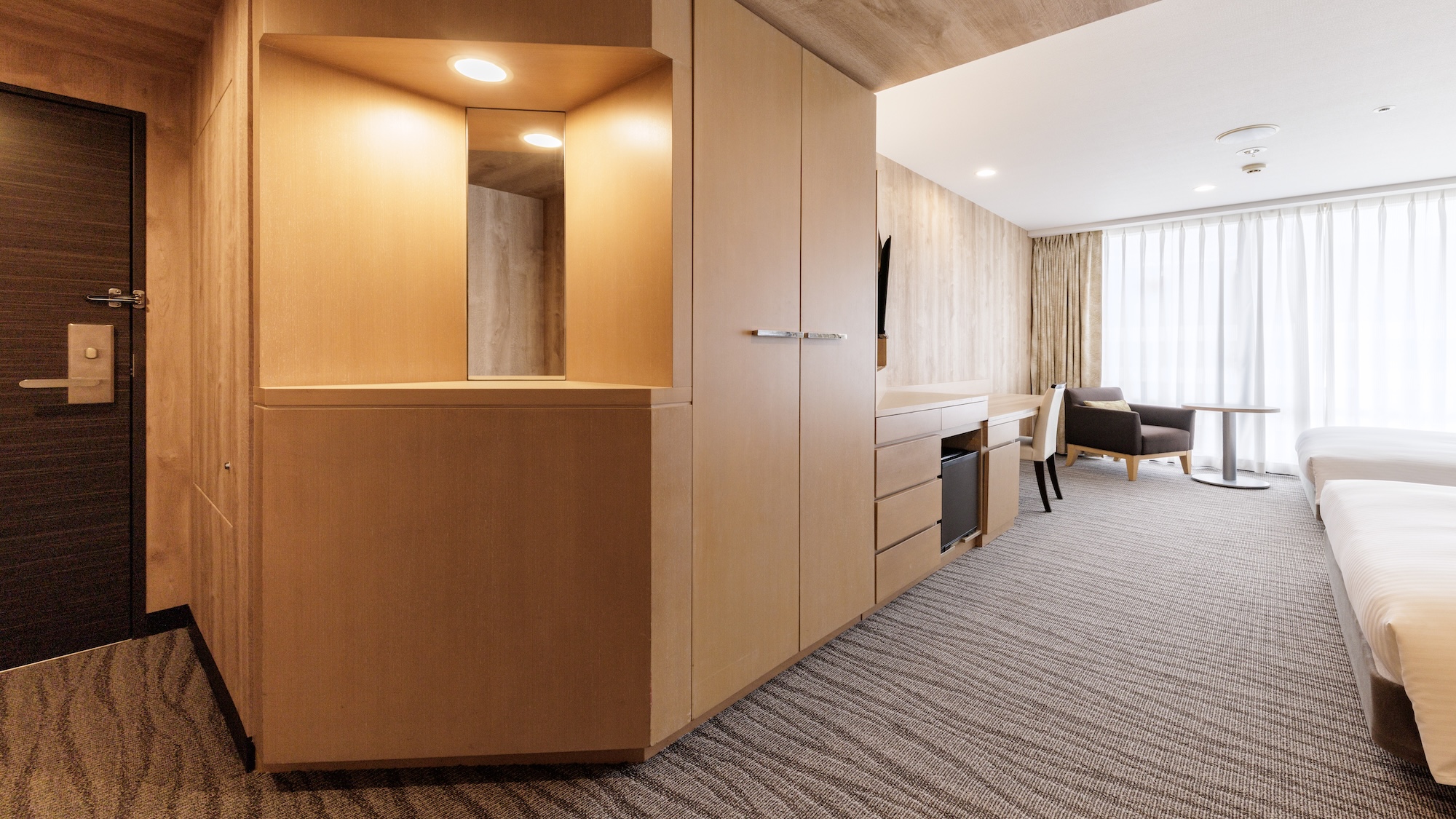 モデレートツインルーム25.4㎡（ベッド幅140㎝&times;2台）