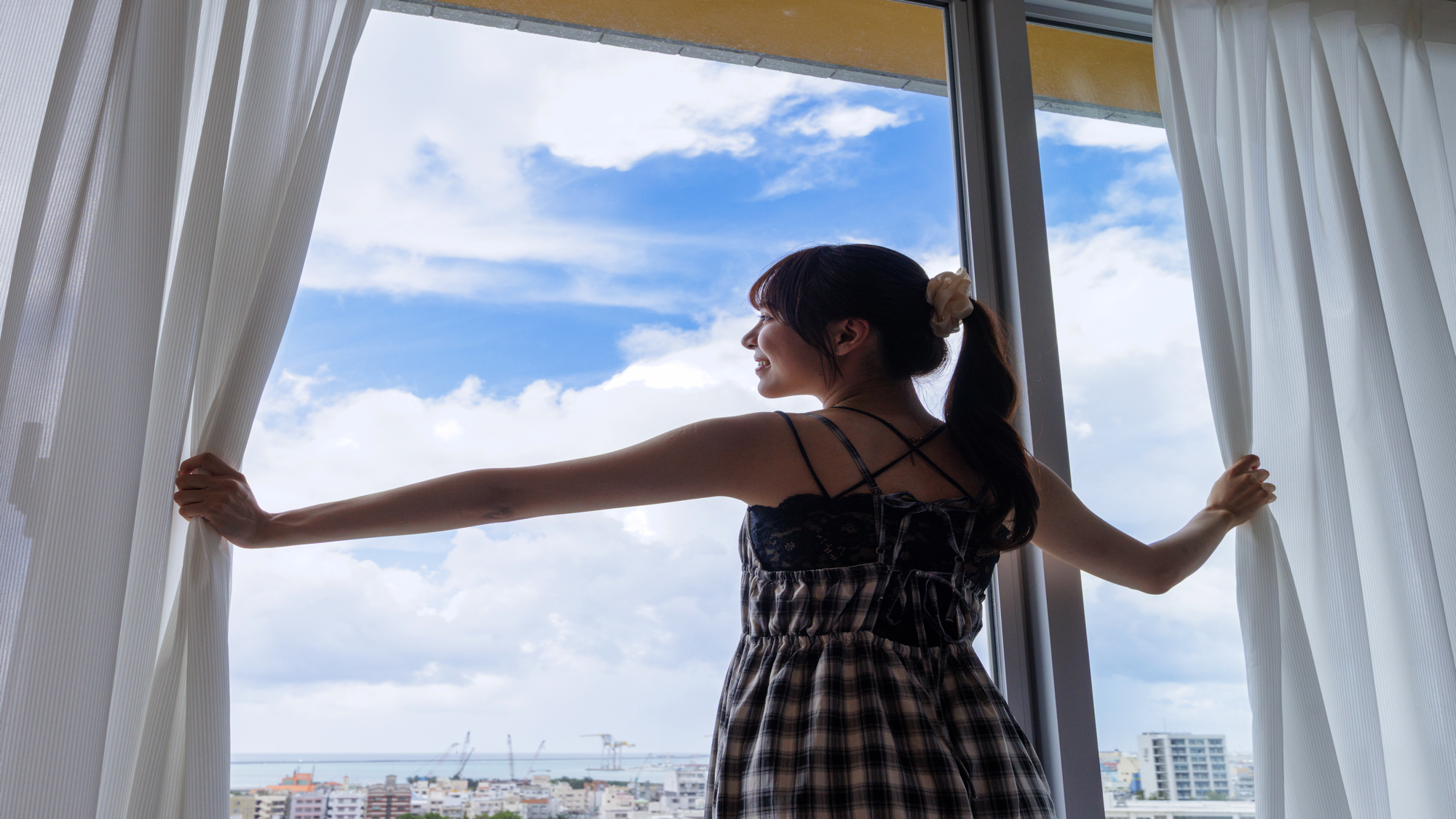 当ホテルから眺める那覇の景色は、南国気分を満喫するには最適です