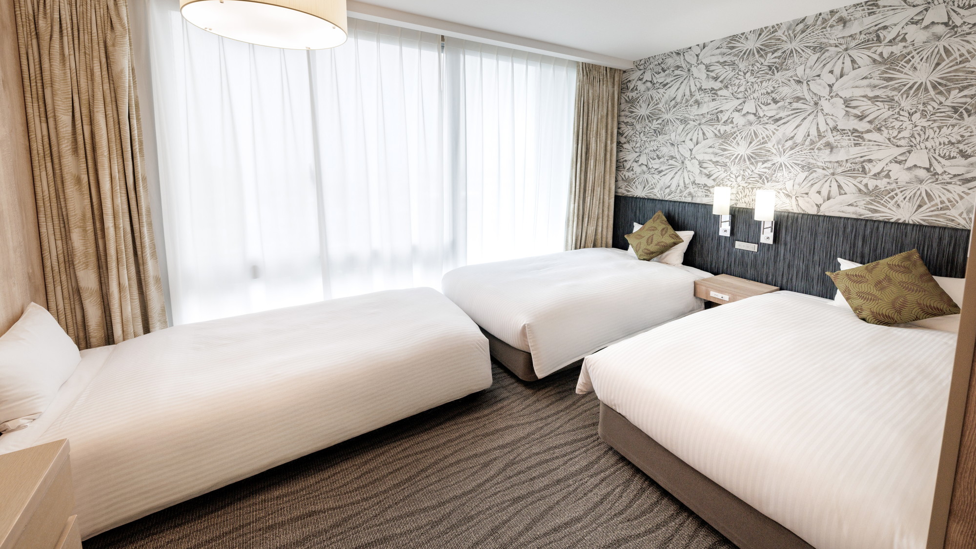 コンフォートツインルーム20.4㎡（ベッド幅110㎝）３名利用