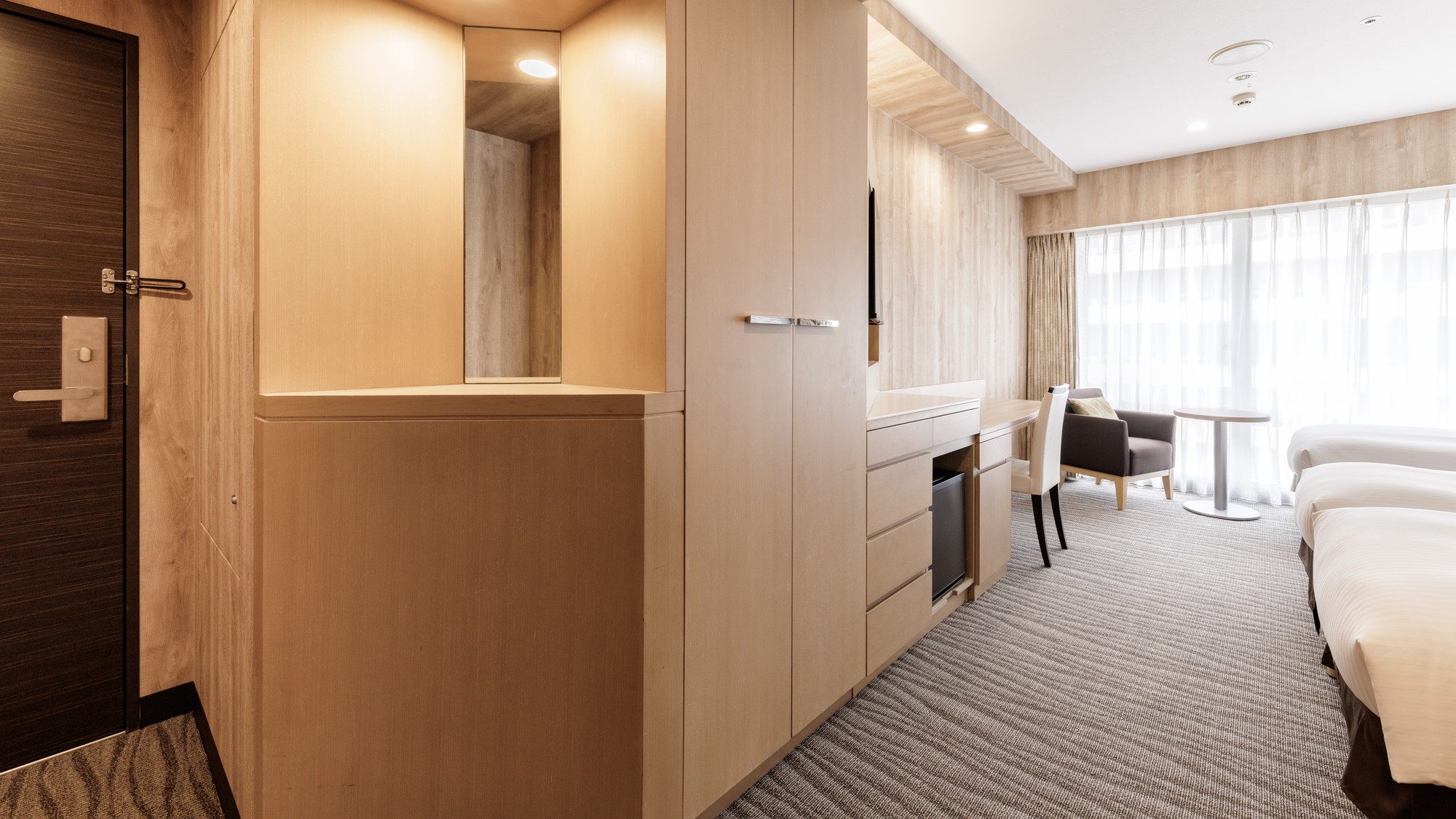 トリプルルーム25.4㎡（ベッド幅90㎝&times;3台）