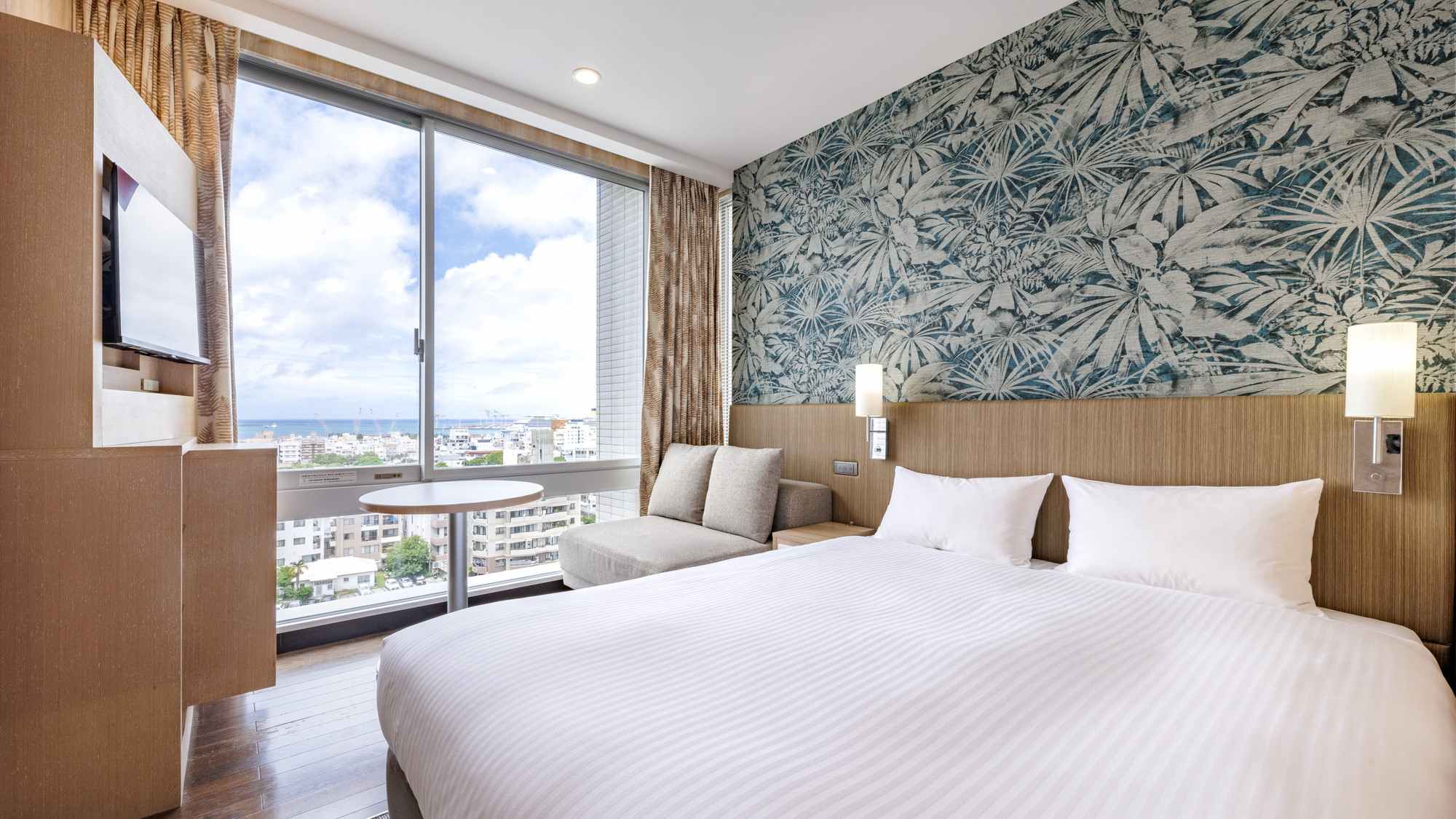 ダブルルーム17.6㎡（ベッド幅150㎝）