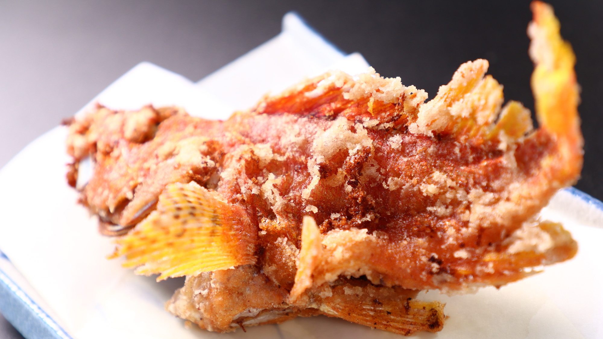 夕食_旬魚の唐揚げ*