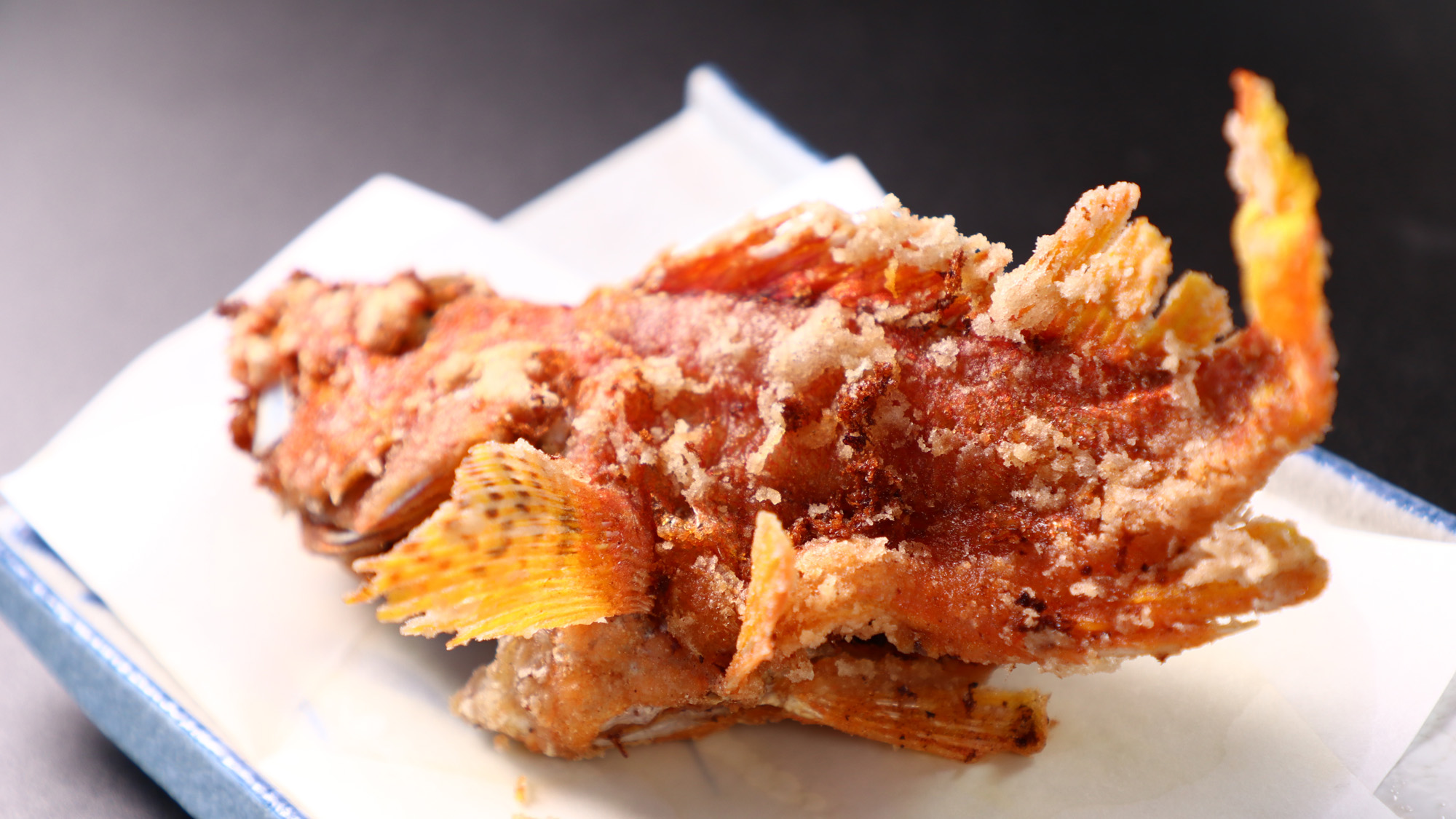 夕食_旬魚の唐揚げ*