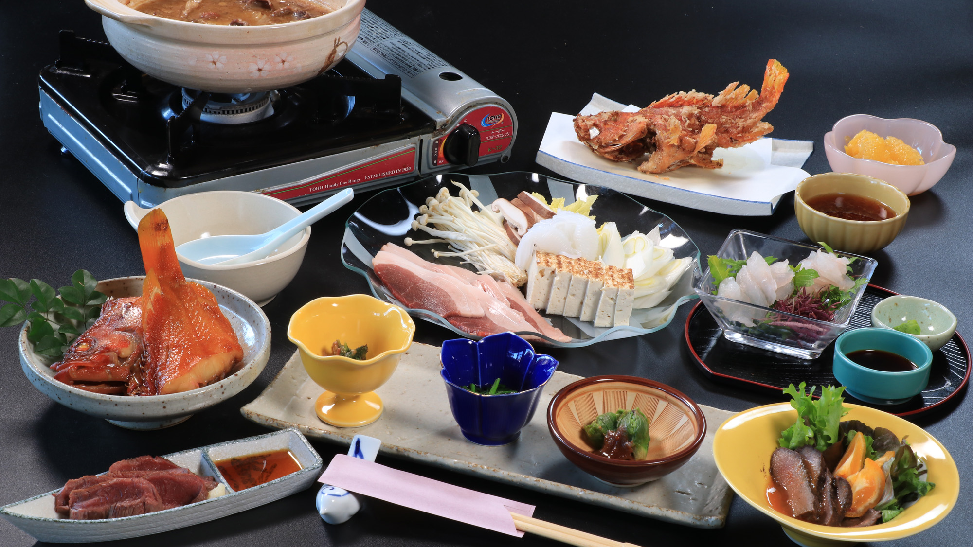 季節の夕食一例です*