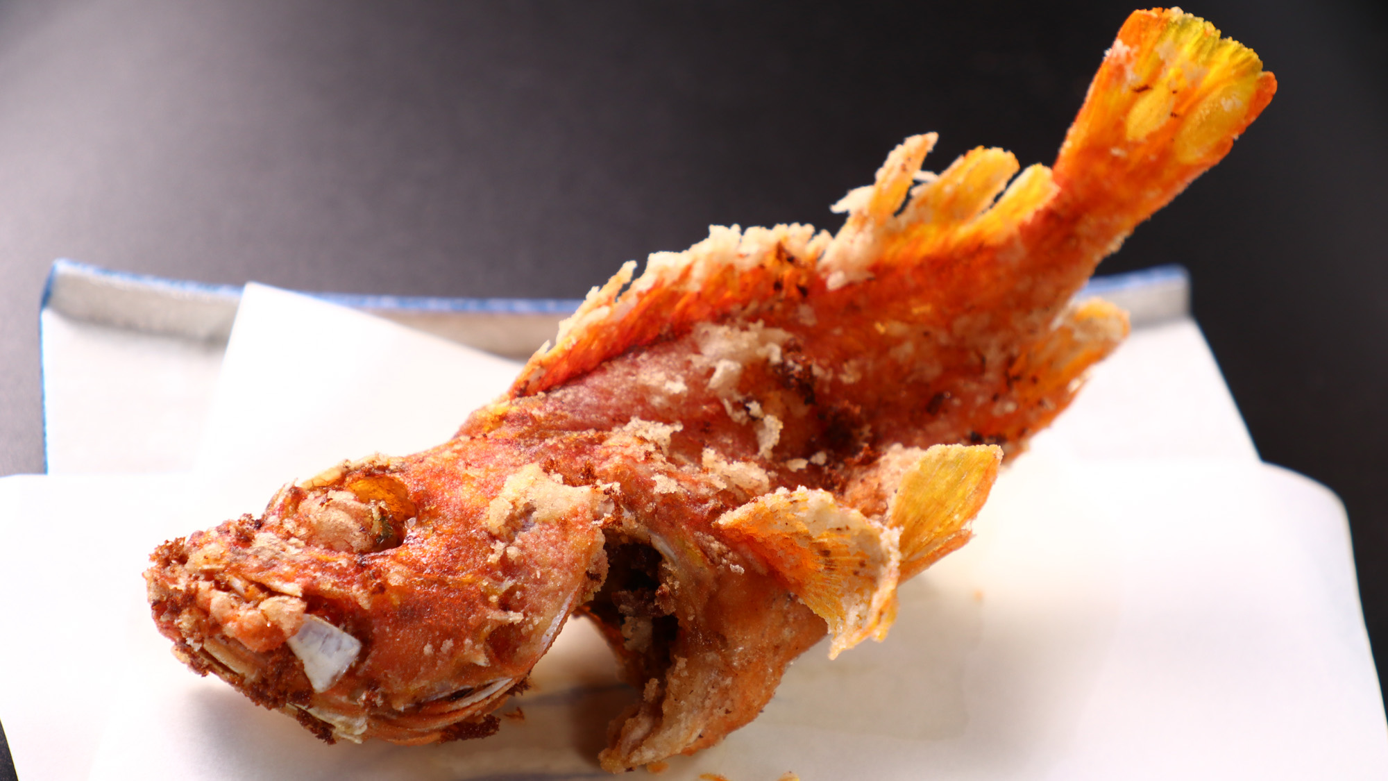 夕食_旬魚の唐揚げ*