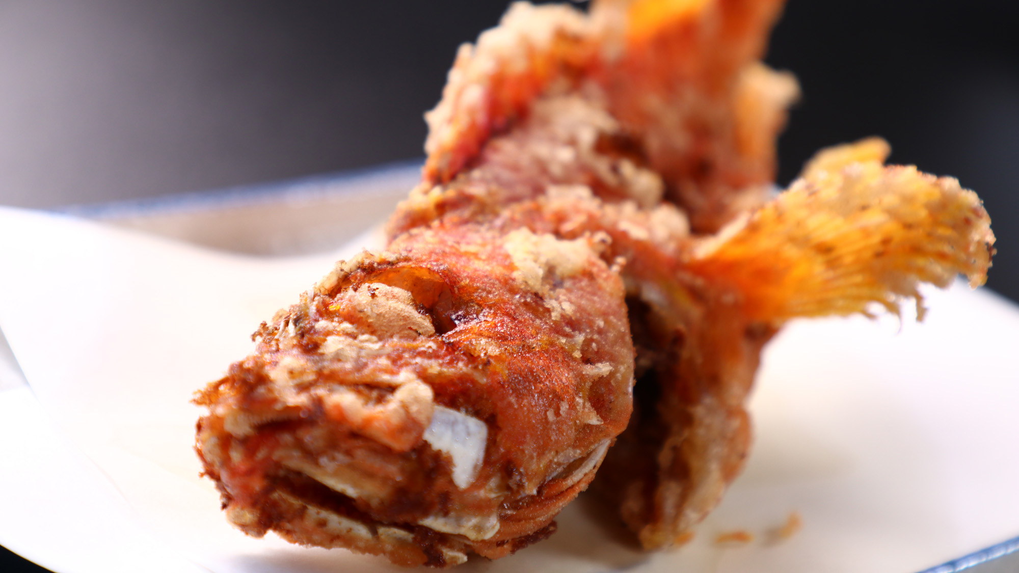 夕食_旬魚の唐揚げ*