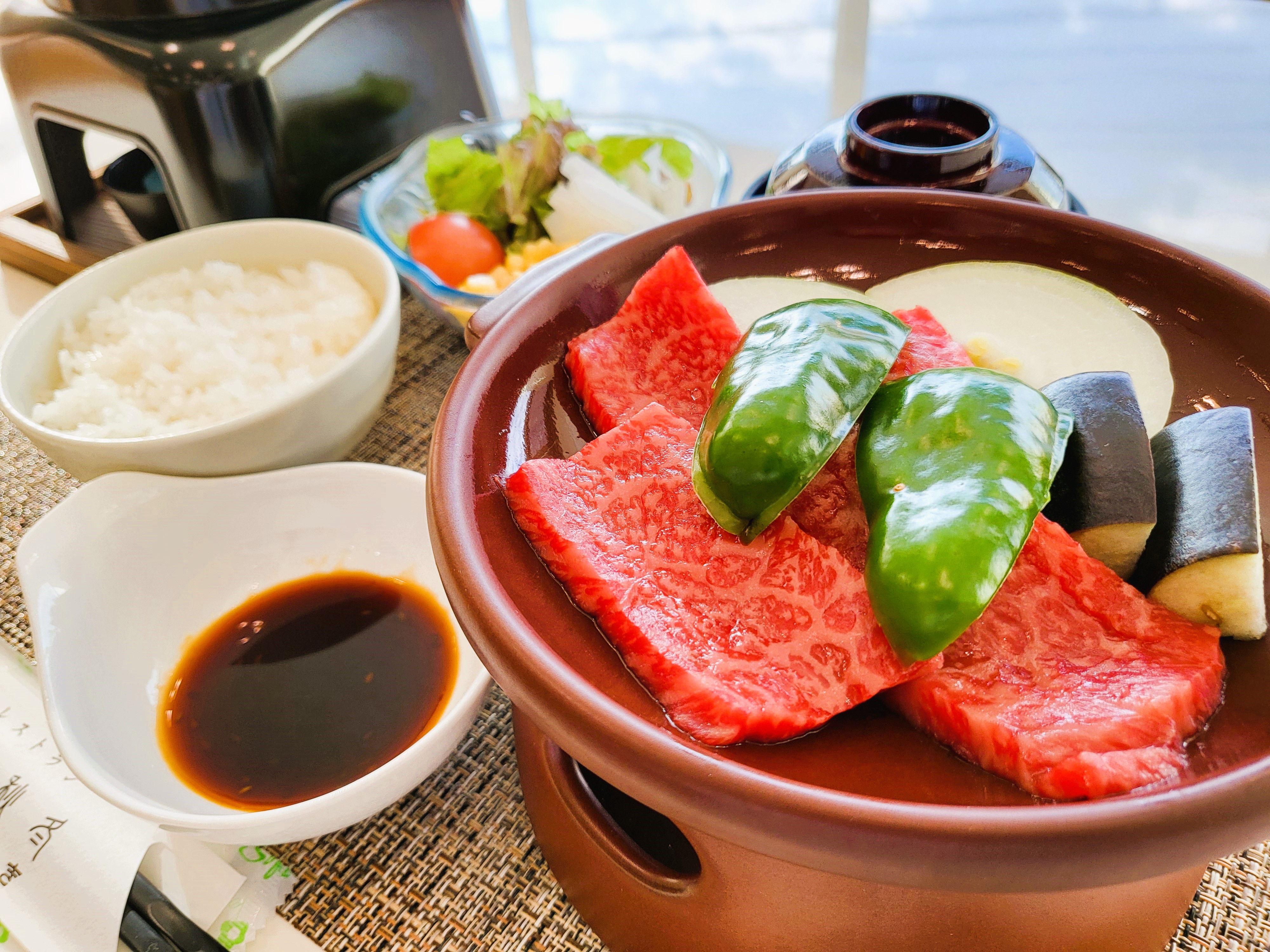 高千穂牛陶板焼き