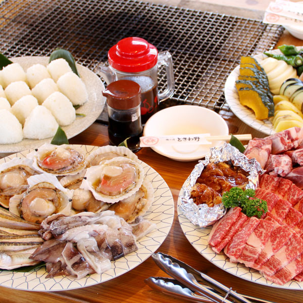 【直前割★通常より10％OFF】お得プラン!!《BBQスタンダード+海鮮盛りセット》