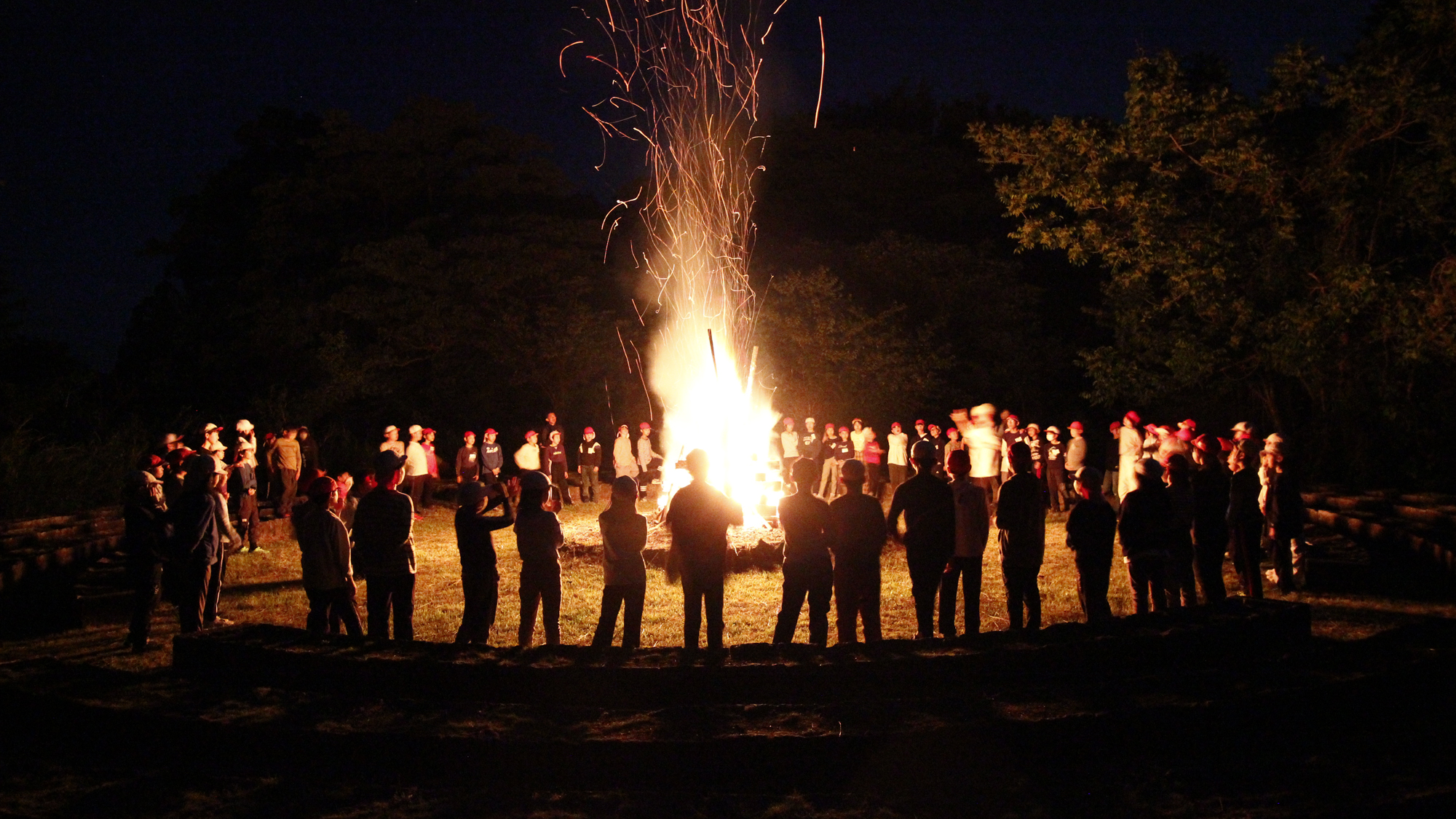 【合宿】キャンプファイアー