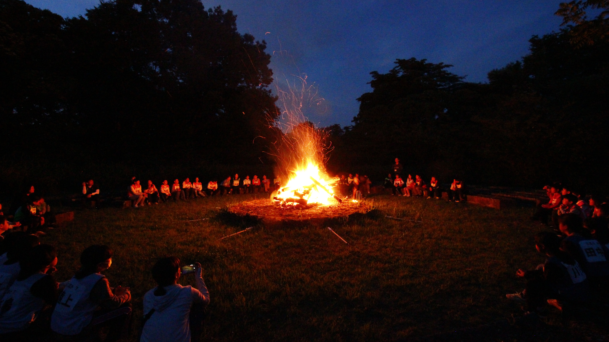 【林間学校】キャンプファイヤー