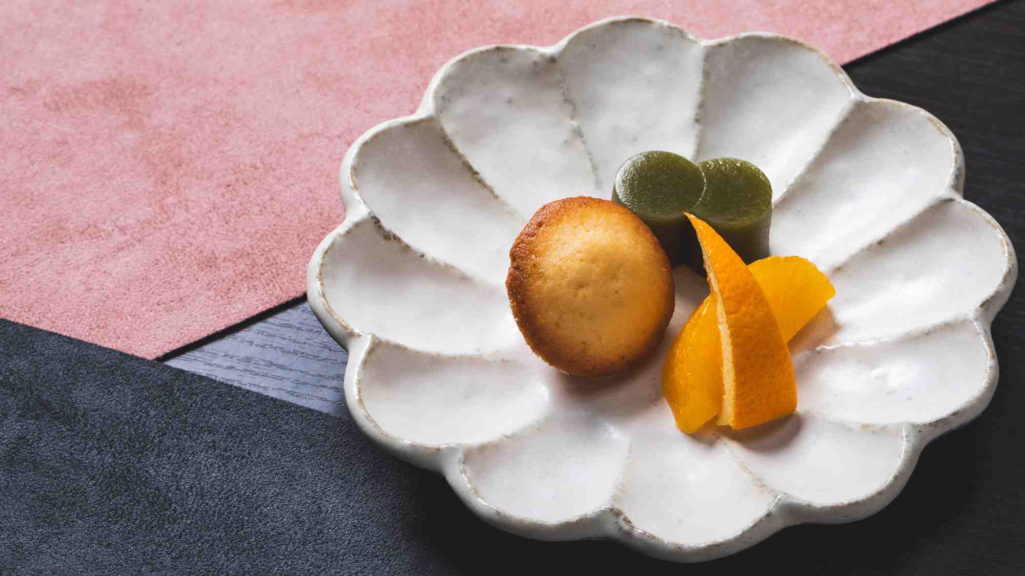 【美湖膳】2026春献立《水菓子》桜と抹茶