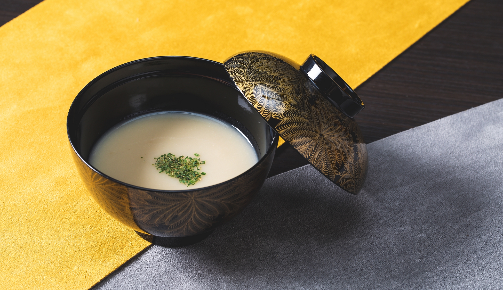 【美湖膳】2025夏献立《椀物》焼き茄子のすり流し