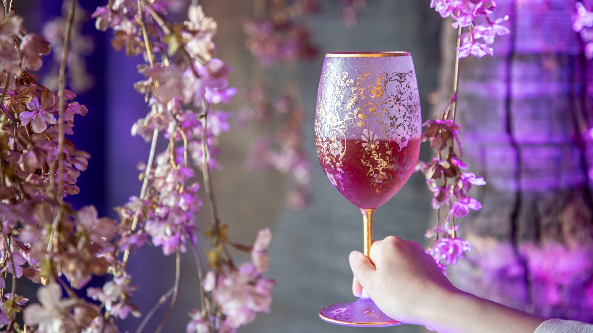 信州ワイン限定グラスで乾杯