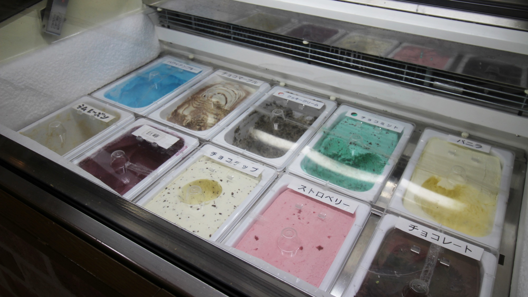 *【日帰り温泉】店頭販売のアイスクリーム