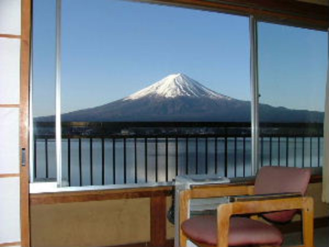 お部屋からの富士山　　　　　　　　（お天気の良い時の眺め）