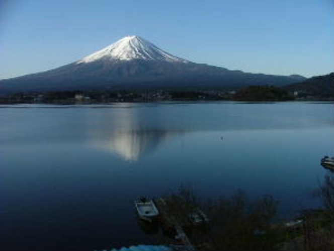 北浜荘から見える富士山です。