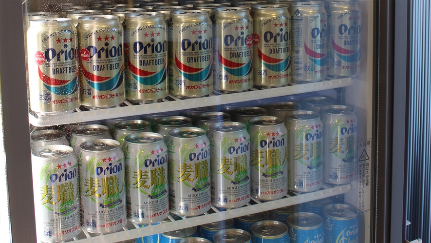 沖縄といえばオリオンビール！売店でどうぞ♪