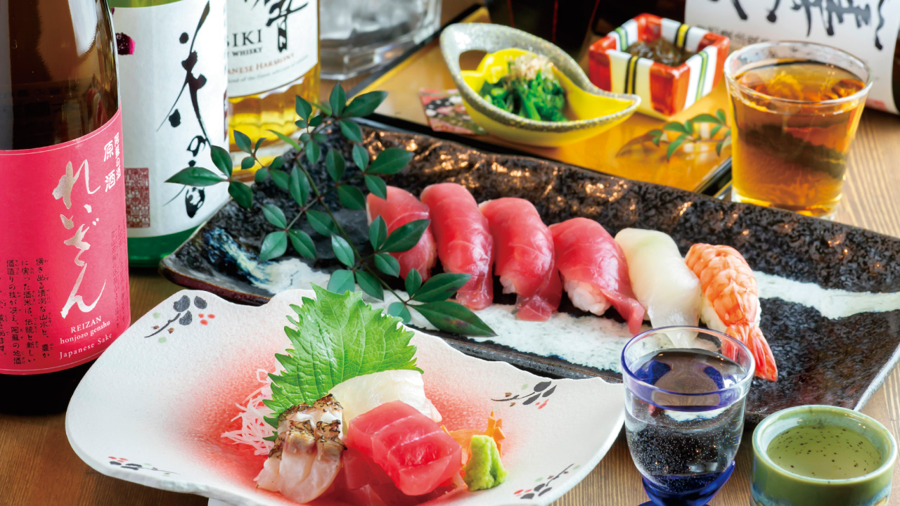 沢山の地酒やおいしいお酒をご用意しております。