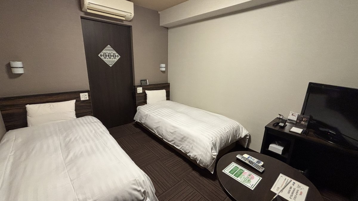 ◆禁煙コンパクトツインルーム17.1㎡（ベッド幅90cm&times;195cm&times;2台）◆