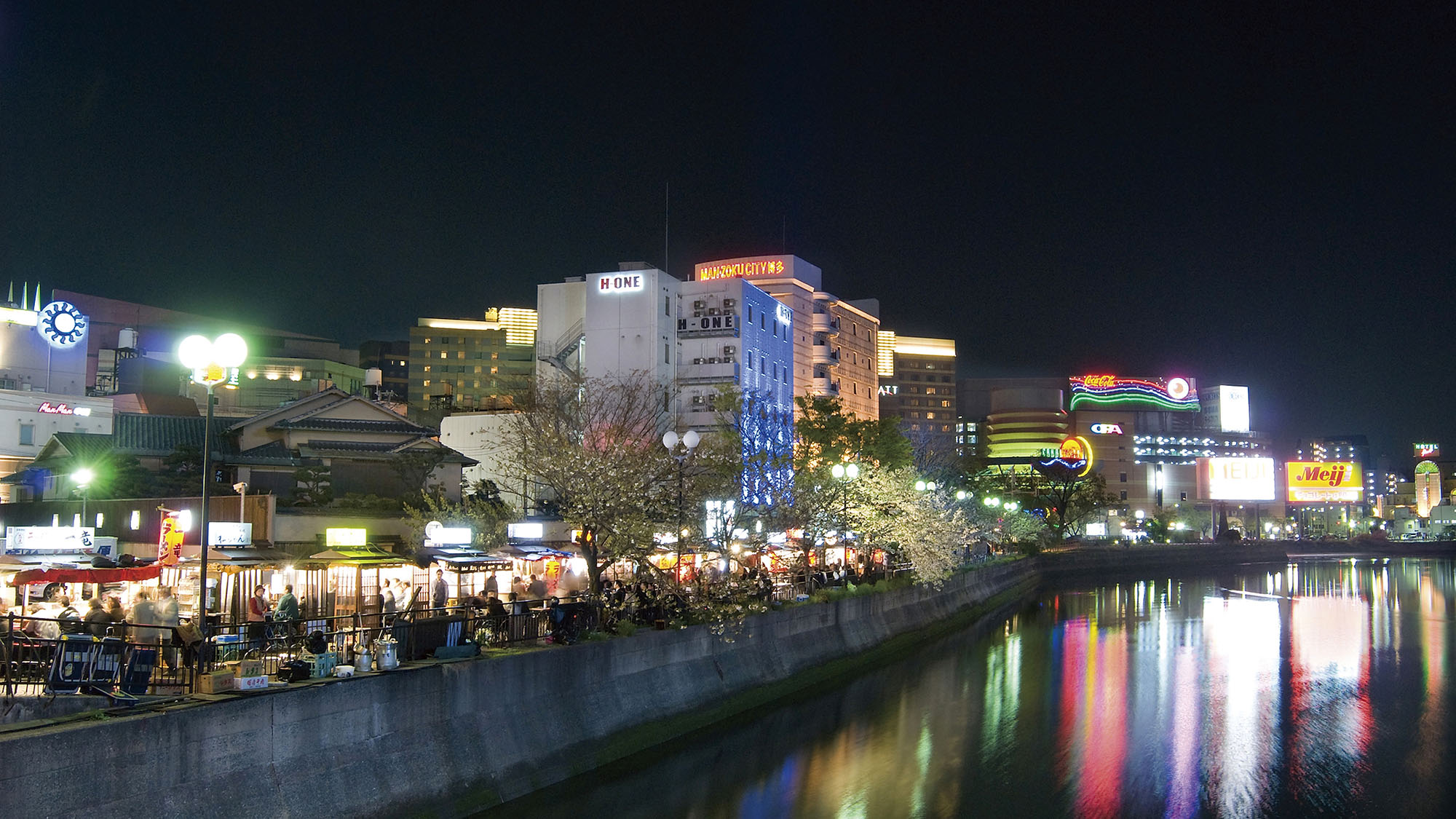 中洲屋台夜