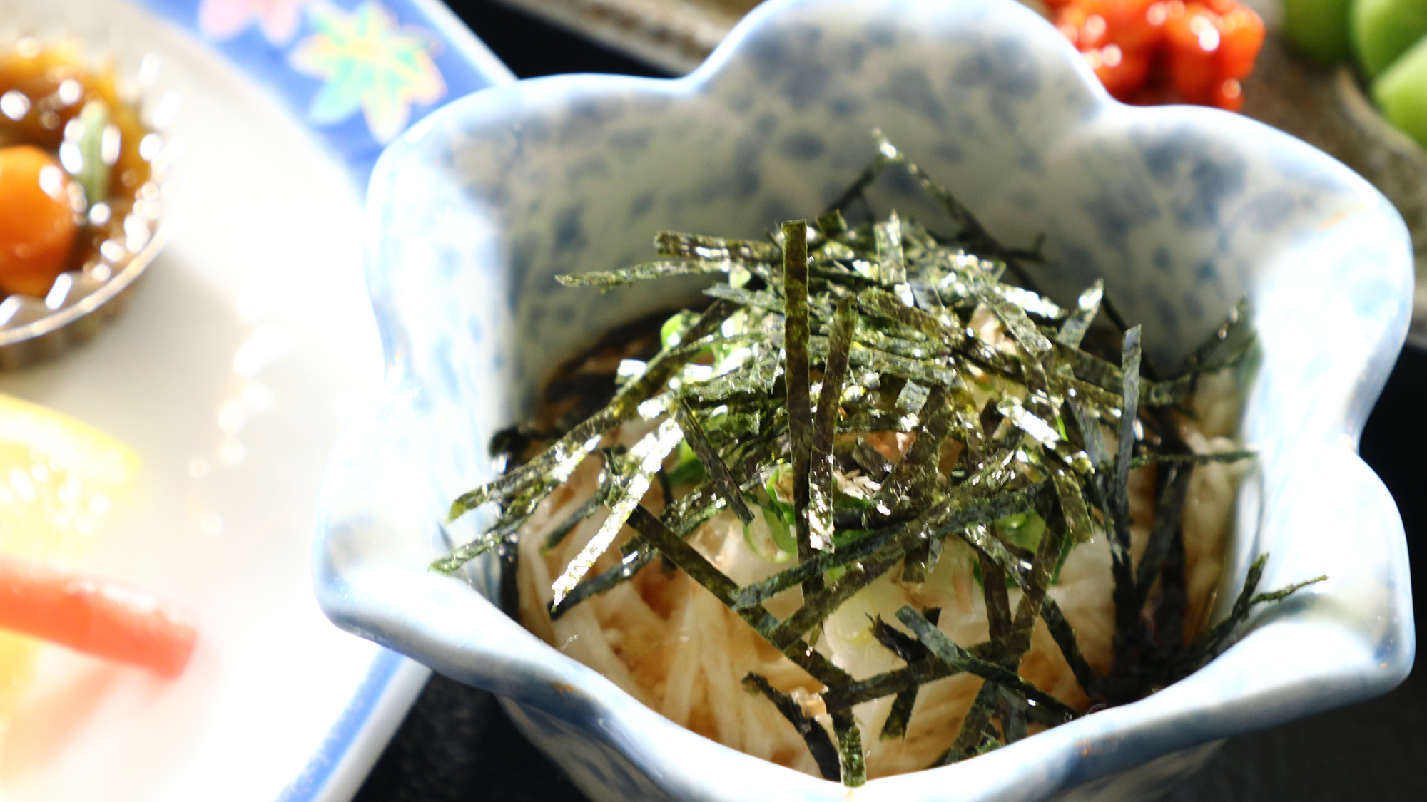 【夕食】 箸休め長芋そうめん*