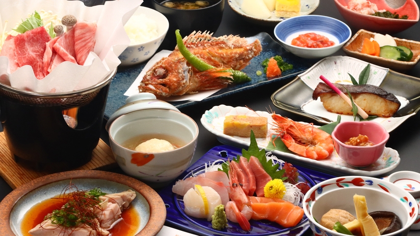 ★◆ハマナスプラン◆迷ったらこれ！お造り・地魚増量！大満足の会席フルコース≪当館一番人気≫