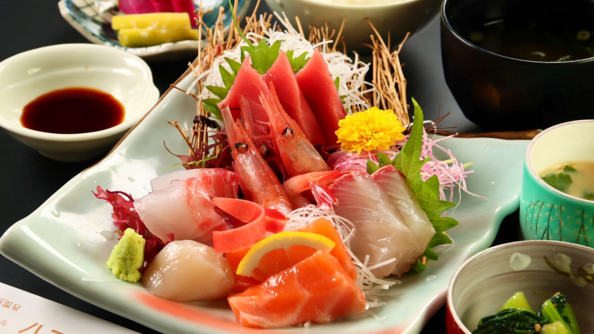 【夕食】刺身御膳