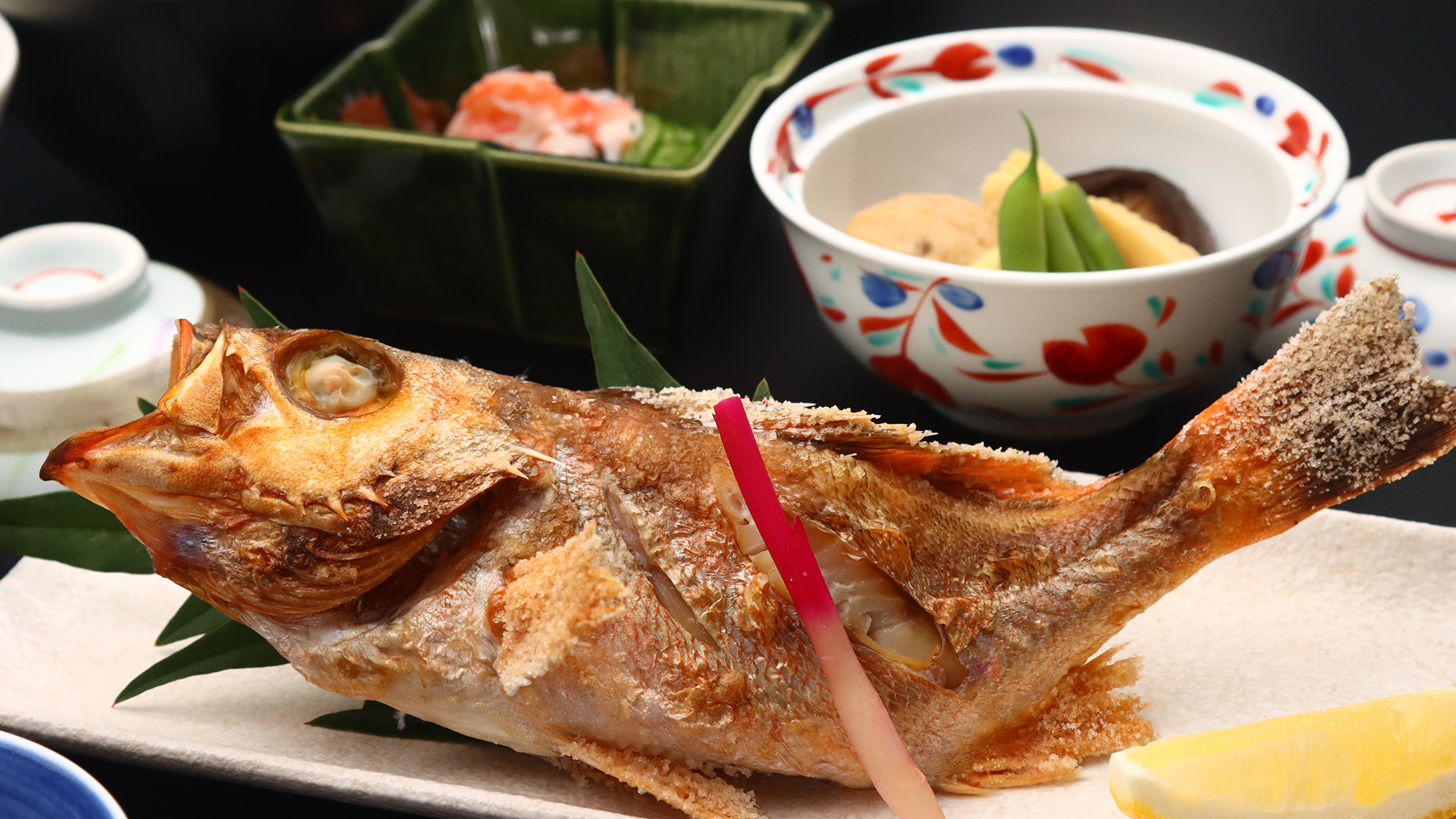 【夕食】　秋冬　焼物　　メバル塩焼き