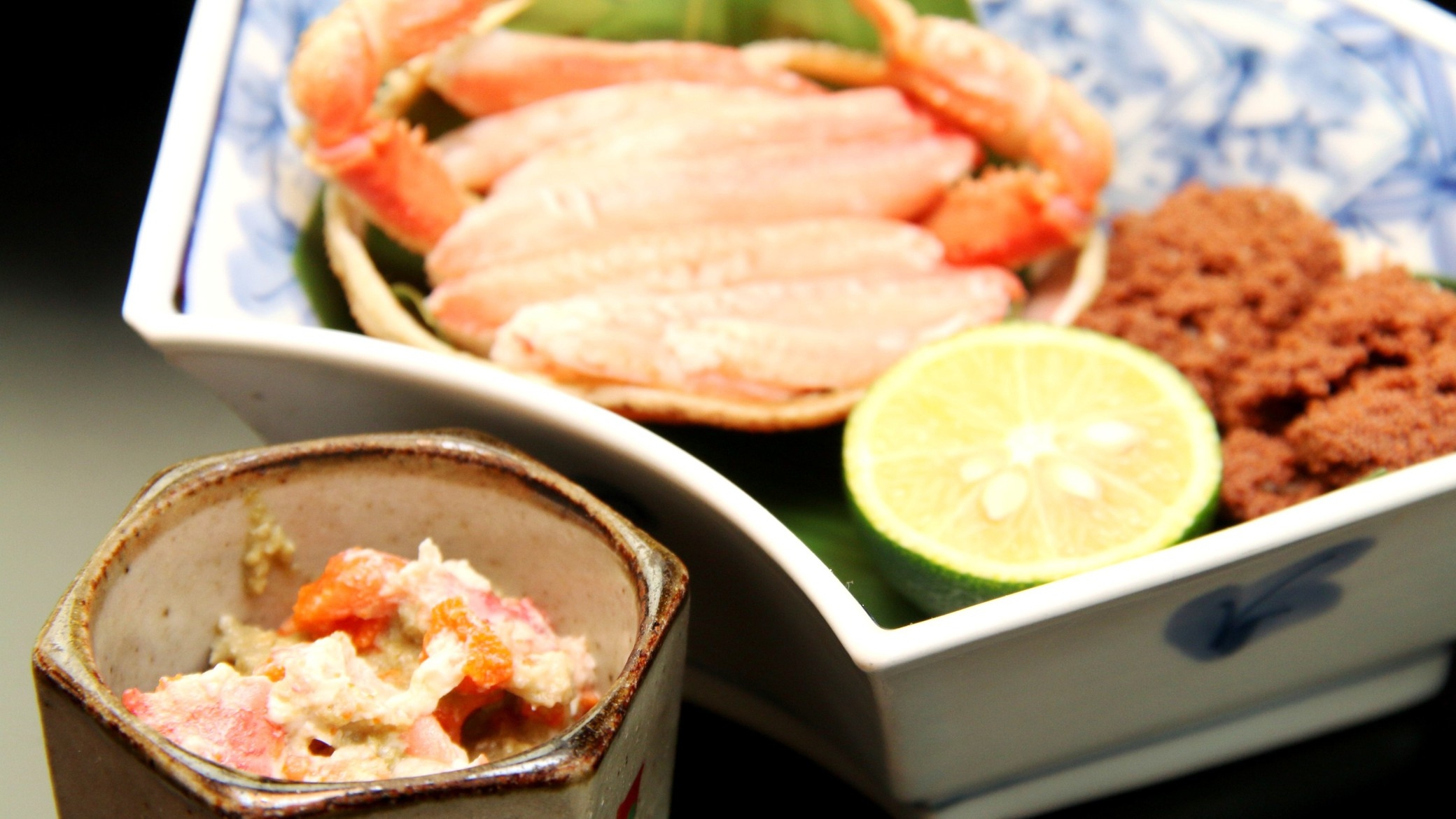 「幻の味覚」香箱ガニが食べられます！基本の創作会席＋香箱蟹1杯付き■1泊2食≪朝夕部屋食≫ 