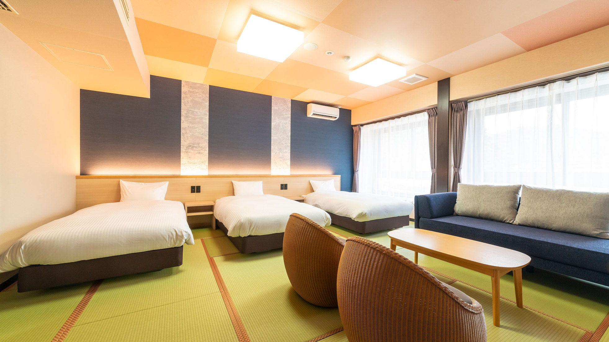 【禁煙】スーペリア和ベッド トリプル内風呂なし※イメージ