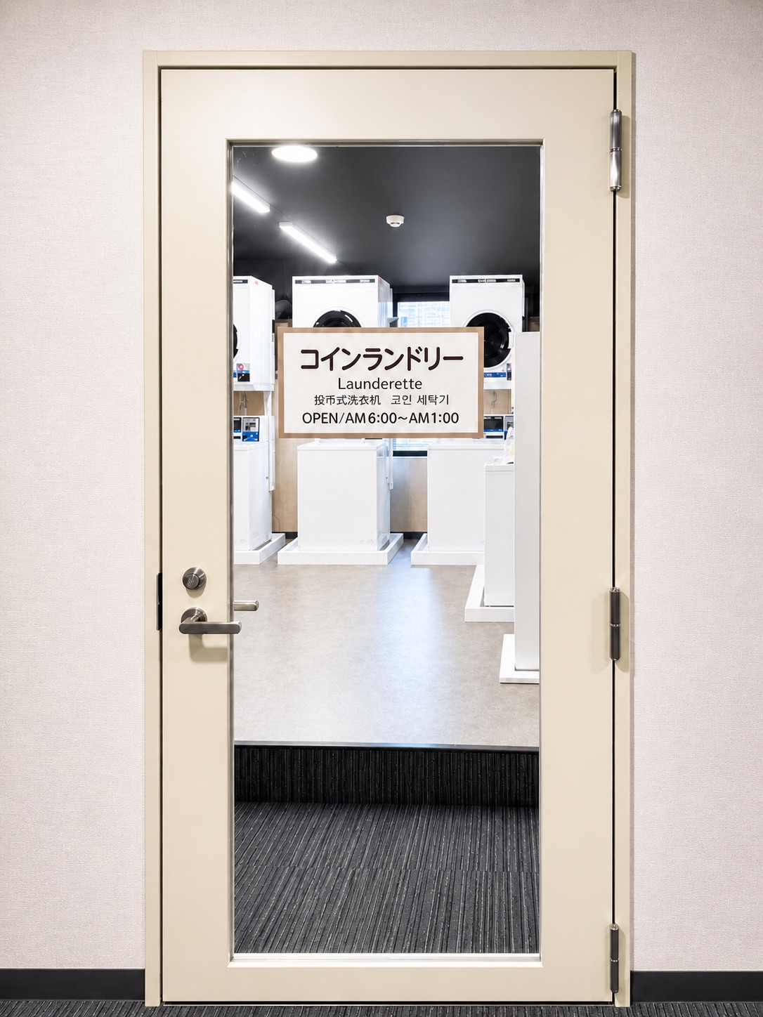 コインランドリー入口