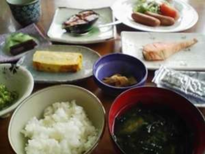 今日のお魚は、何かな？朝食例（内容は、季節により異なります）