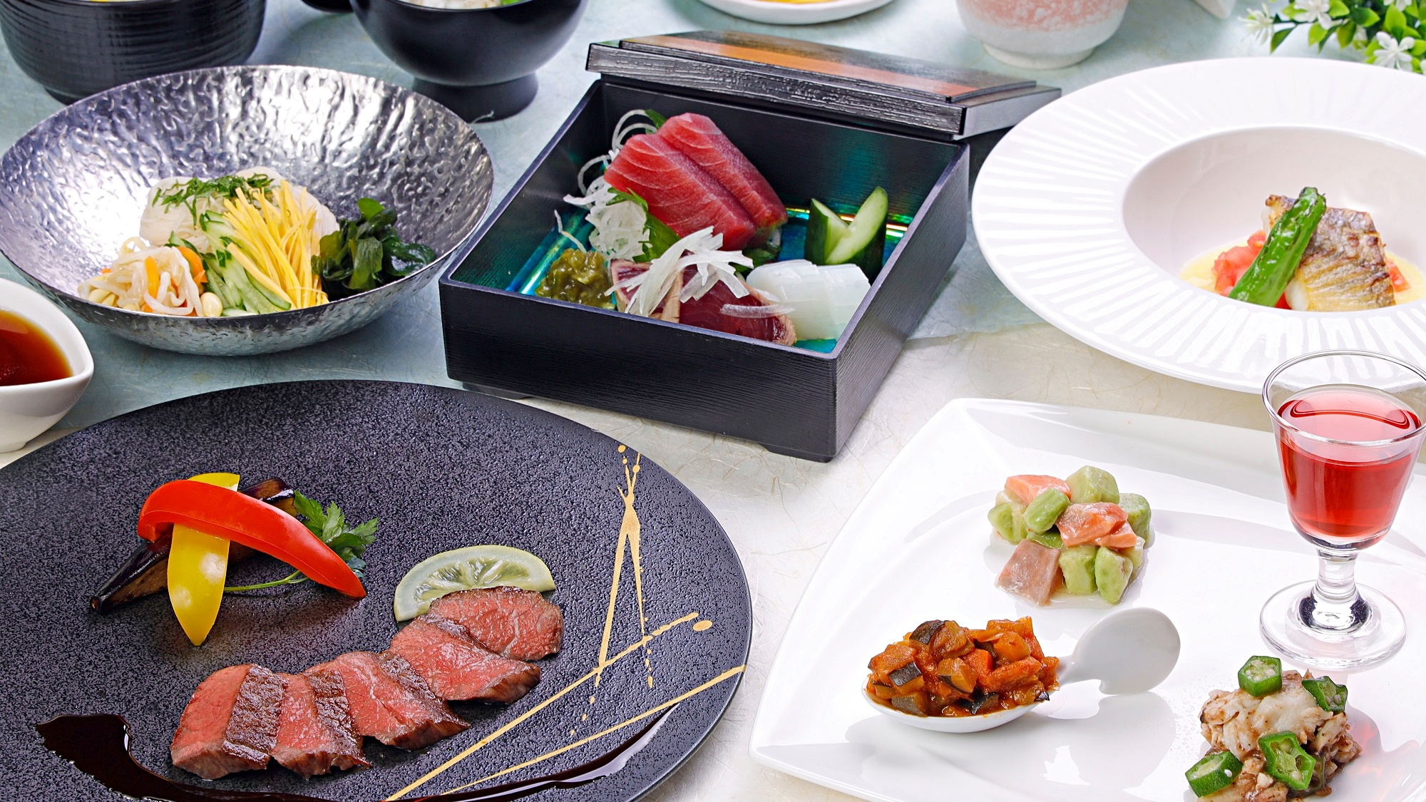 *【食事】夏会席（一例）