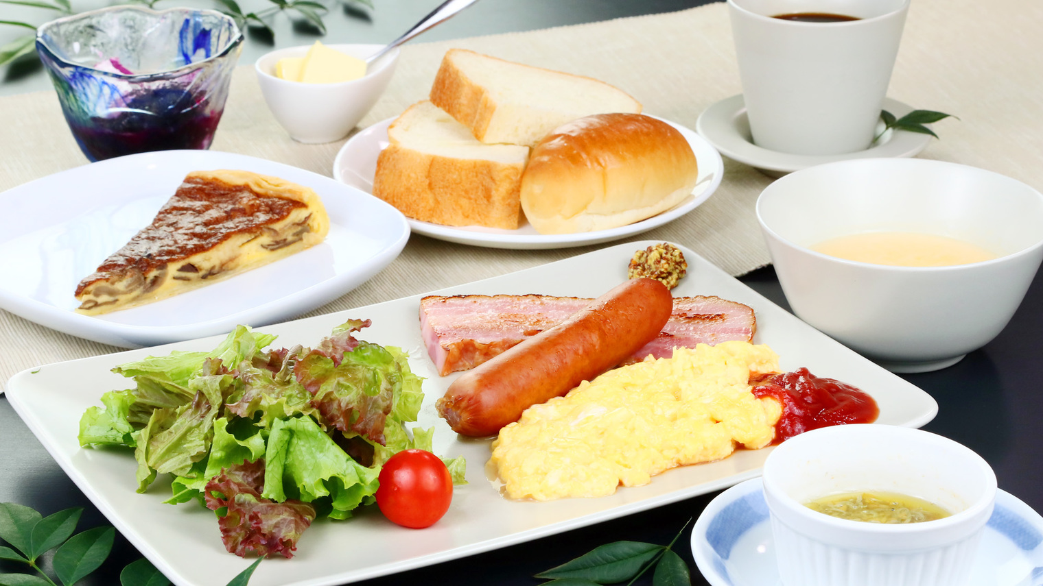 【洋食◇朝食付】パンやスープなど◇洋食スタイルでご用意♪