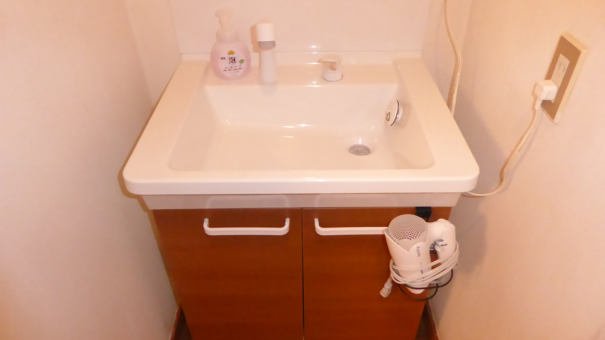 ・【洗面所】ハンドソープとドライヤーをご用意。その他のアメニティはご持参ください