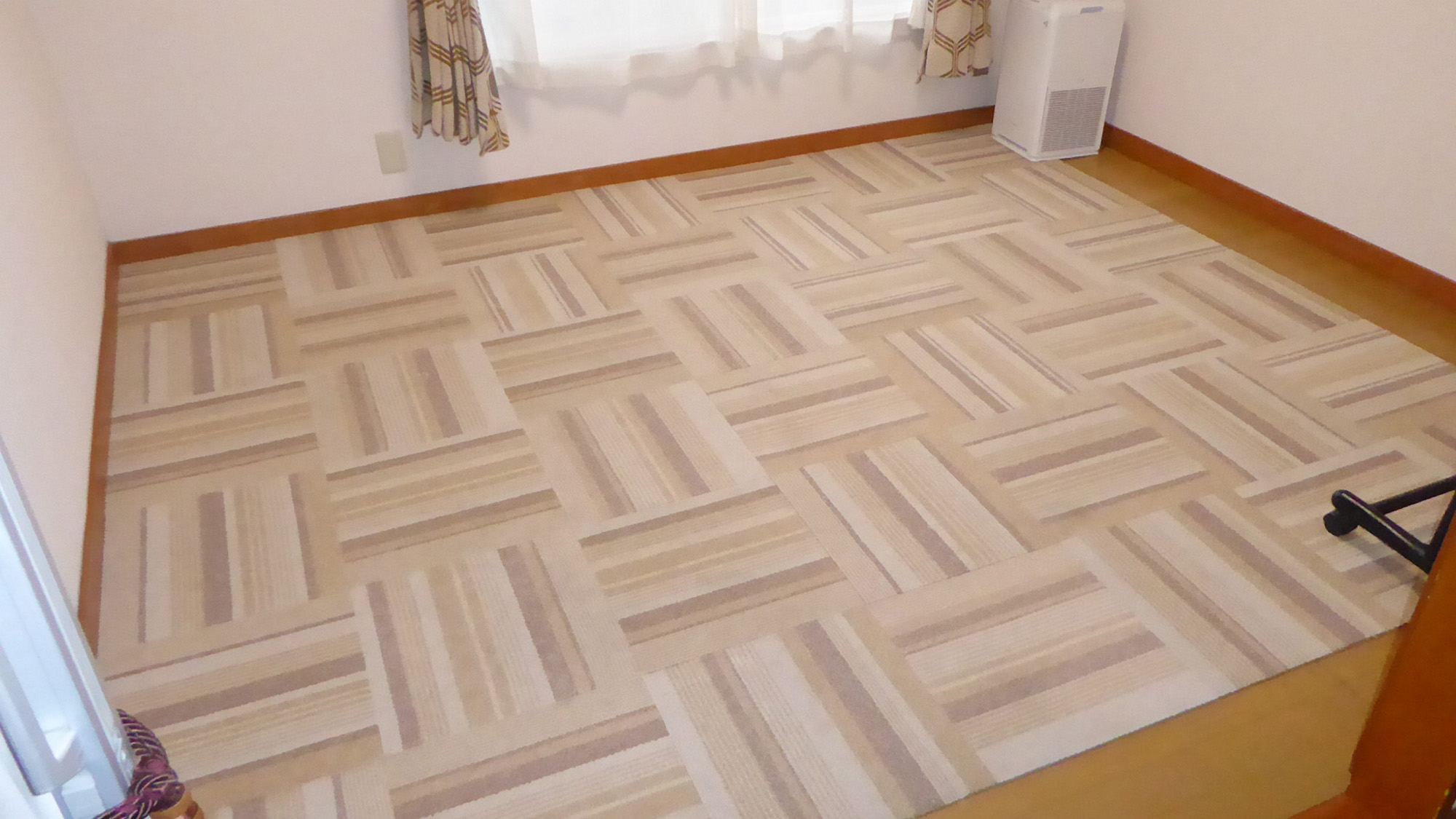 ・【コテージ1階個室】夜はセルフで布団を敷いてお休みください