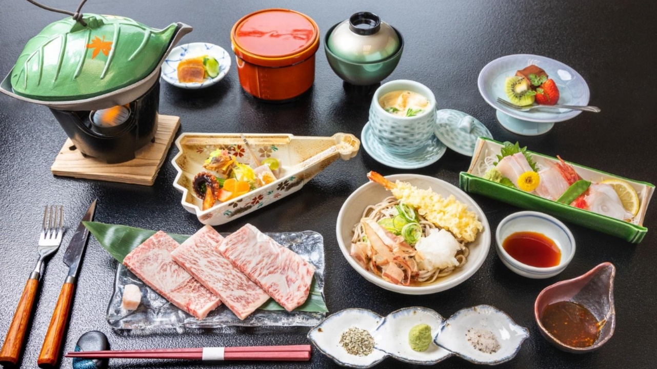 【2食付き/A5ランク若狭牛ステーキ】最高級サーロインを贅沢に陶板焼きで…。