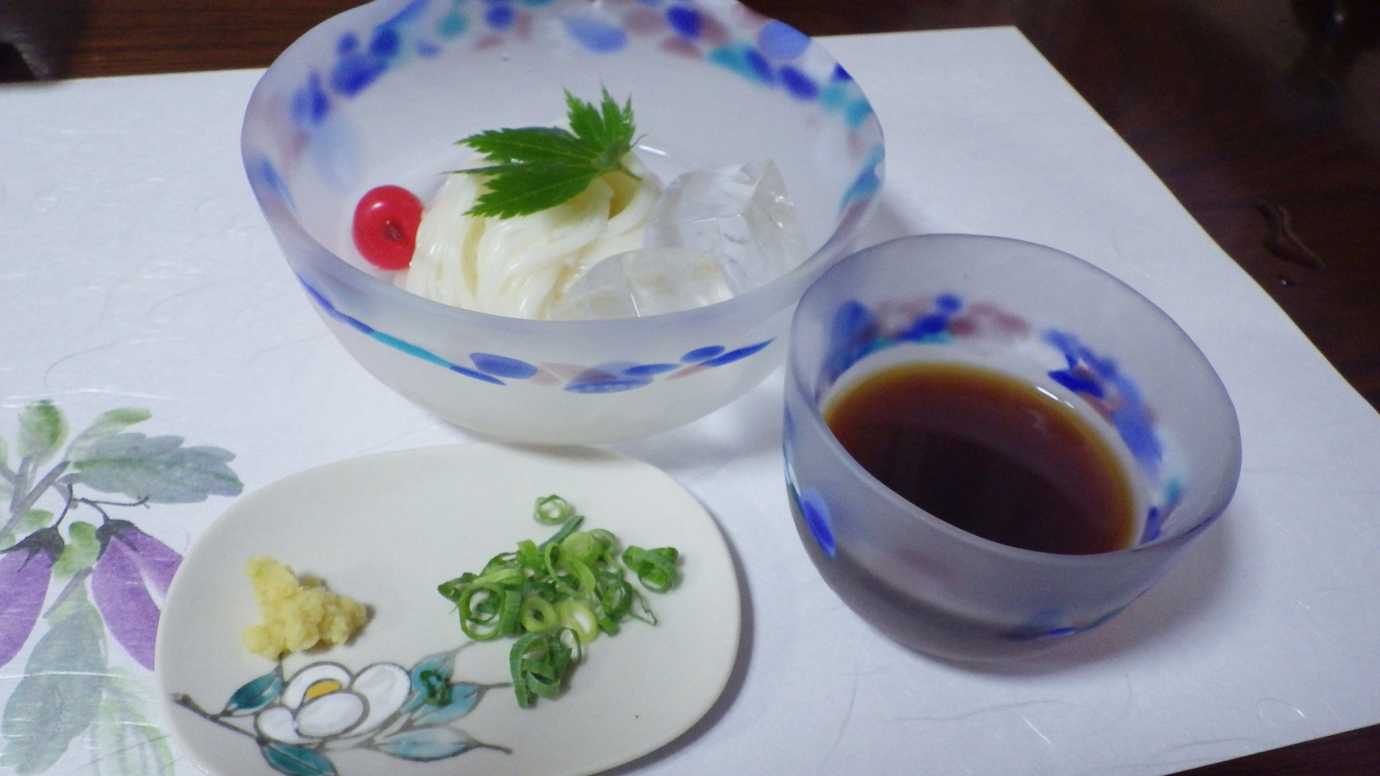 *【夕食一例】そうめん