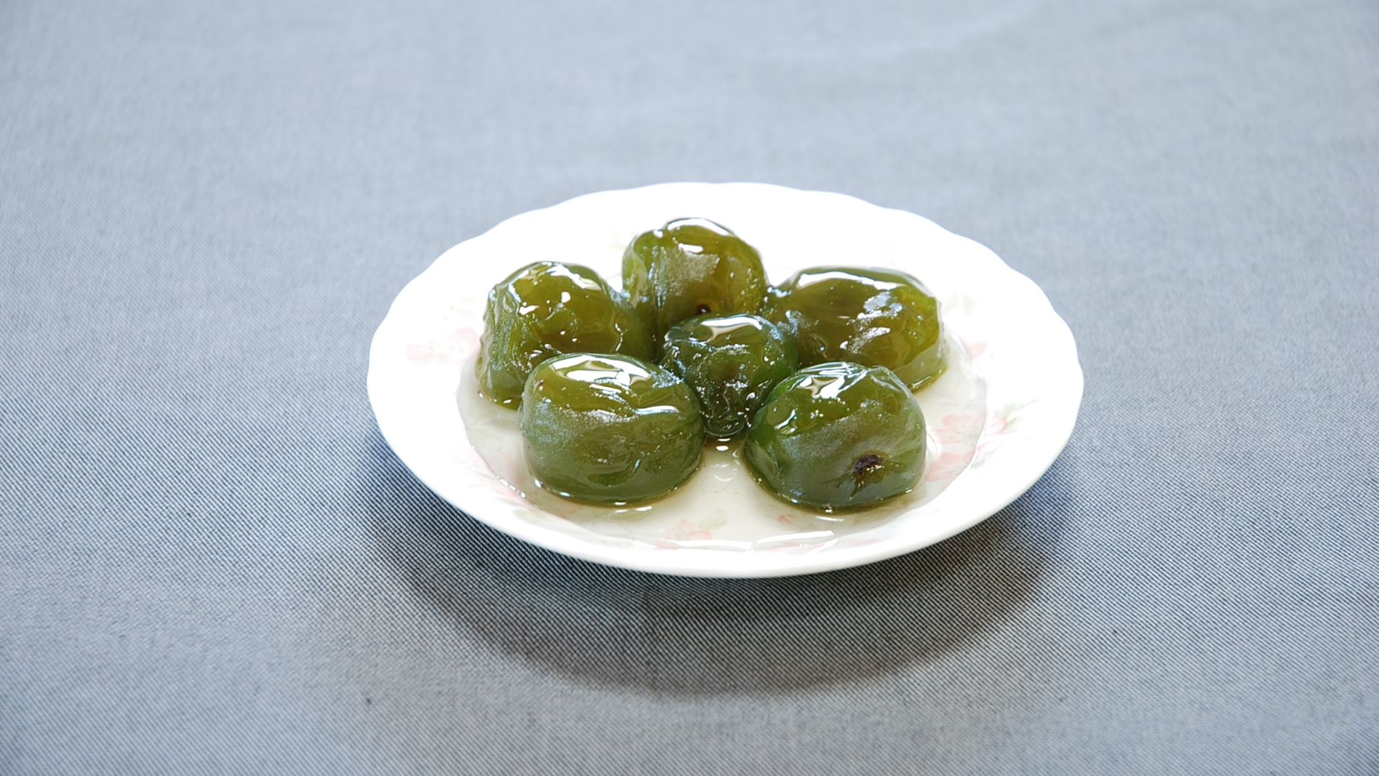 *自家製の青梅の煮物