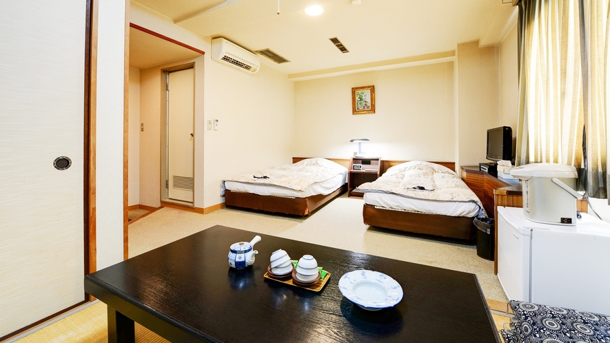 *【客室】和洋室・17平米・4名様まで一緒に宿泊できるお部屋になります。